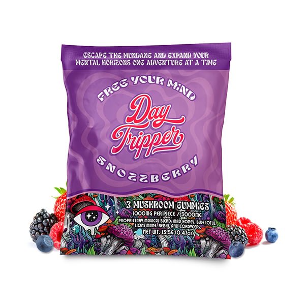 DayTripper-Legal-Psychedelics-Mushroom-gummies-3ct-Snozzberry Day Tripper Gummies Mushroom