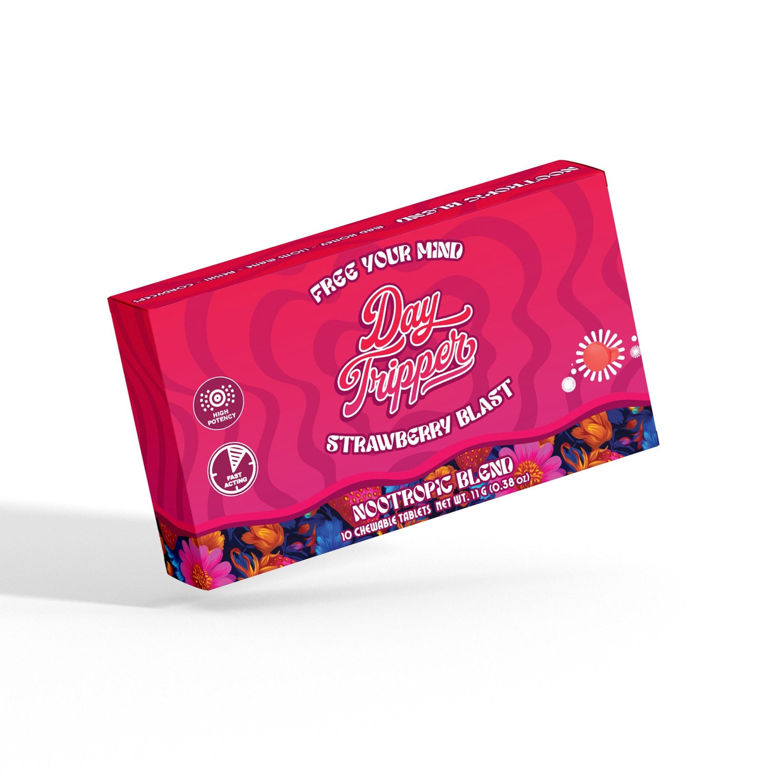 Day_Tripper_Nootropic_Blend_Mushroom_Tablets_-_Strawberry_Blast_Front__87790 Day Tripper Mushroom Tabs